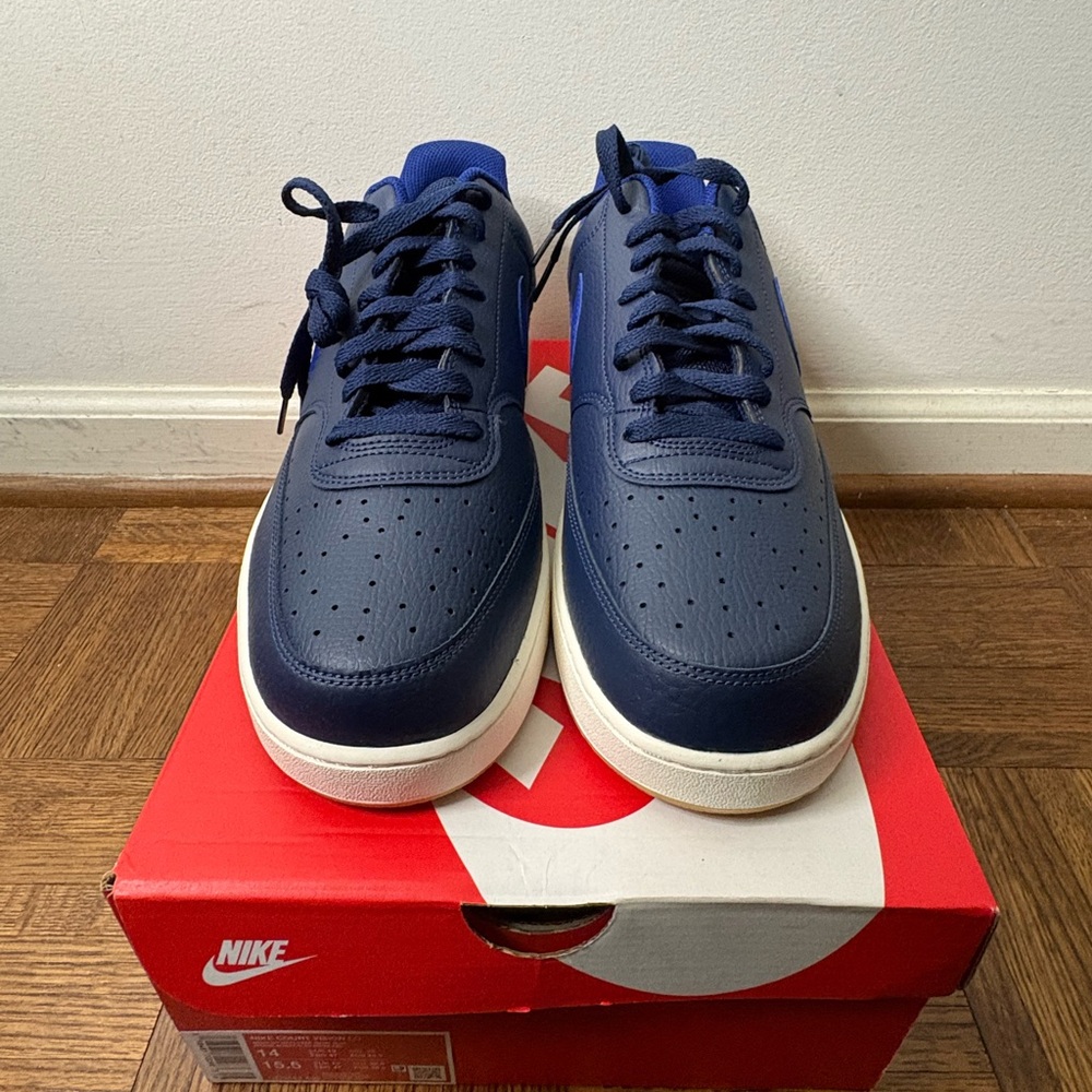 Nike Court Vision Low - Midnight Navy / Deep Royal Blue - M 14 / W 15.5